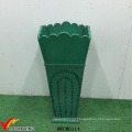 Verde vintage madeira vaso estilo titular titular guarda-chuva